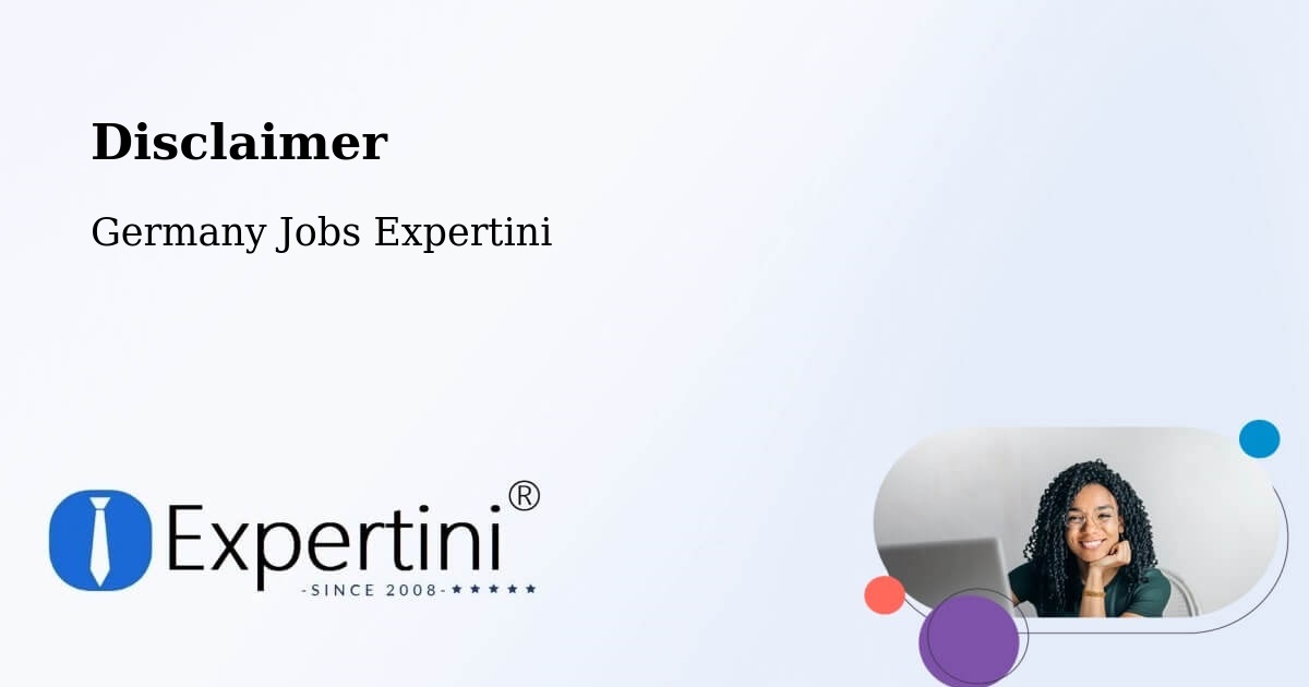 Disclaimer – Linnich - Germany Jobs Expertini