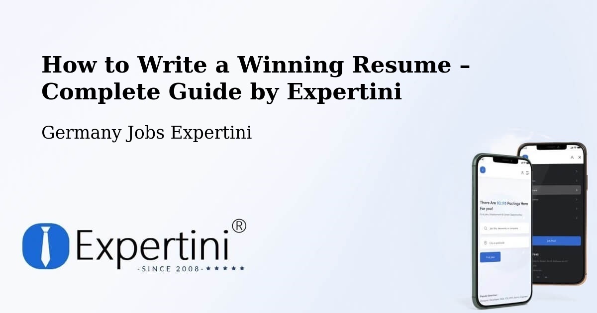 Resume Writing Guide for Job Seekers – Linnich - Linnich, Germany Jobs Expertini